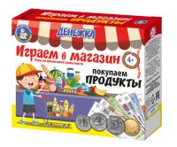 Настольная игра: Десятое королевство "Денежка. Играем в магазин. Покупаем продукты" KOR-03572