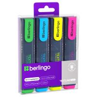 Набор текстовыделителей Berlingo "Textline HL500" 4 цв 1-5 мм, европодвес RE-T7020
