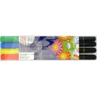 Набор маркеров ZIG Art & Graphic Twin Core color (основные цвета) 4 шт MPTUT-80/V4CORE