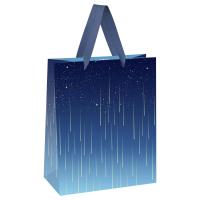 Пакет подарочный 33 x 42 x 12 см MESHU "Star rain" фольга, матовая ламинация RE-MS_66244