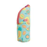 Пенал-стакан MILAN Frutikis 21 x 11.5 x 8 см, зеленый, фруктовый принт ML-08146FK