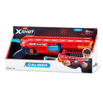 Игровой набор ZURU X-Shot Caliber с акс. (бластер, 16 снарядов) ROS-44141