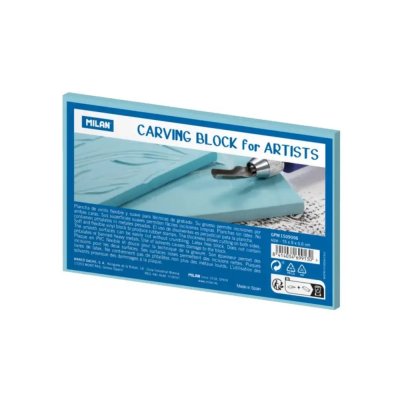 Пластина для линогравюры MILAN Carving Block, 15 × 9 × 0,6 см ML-GPM1509006