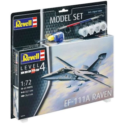 Сборная модель: REVELL Самолёт радиоэлектронной борьбы EF-111A Raven 1:72, подарочный набор UT-64974