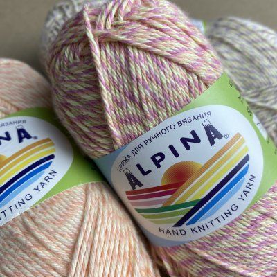 Пряжа ALPINA Lollipop 100% хлопок 50 г 175 м ± 8 м.jpg