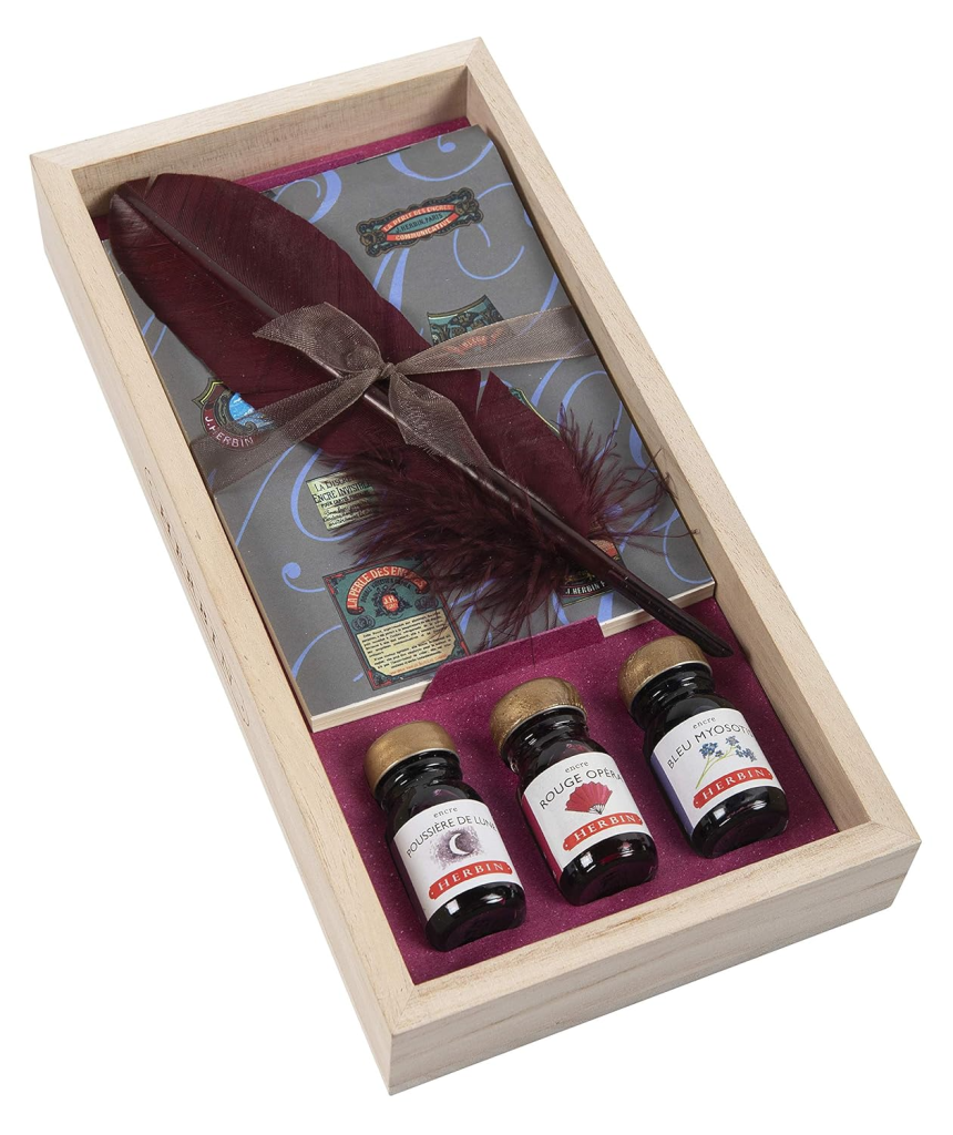 Набор для каллиграфии J. Herbin «Memoirs to the pen».png