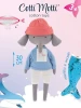Мягкая игрушка ORANGE TOYS Слонёнок Али: Голубая толстовка 30 см ORT-CM04-14/S28