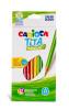 Карандаши цветные пластиковые Carioca "Tita" 12 цв заточенные трехгранные GG-42786