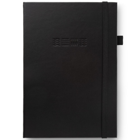 Блокнот для записей Стихия Bullet Journal 100 г/м2, 14 x 20 см, 80 л, жесткая обложка, черный NP-ST04053