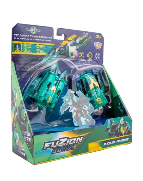 Машинка-трансформер FUZION MAX Стартовый набор "Aqua Prime" UT-UNT54004