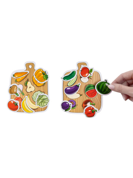 Магнитная игра Baby Toys "Фрукты и овощи" KOR-05592
