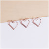 Скрепки фигурные 27 мм MESHU "Hearts" 6 шт пакет с европодвесом RE-MS_41587