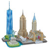 3D пазл CubicFun Серия "CityLine" Нью-Йорк, 123 деталей UT-MC255h_P688h