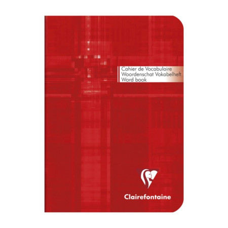 Тетрадь-словарь CLAIREFONTAINE A6 90 г/м2 32 л, цвет ассорти RH-3647C