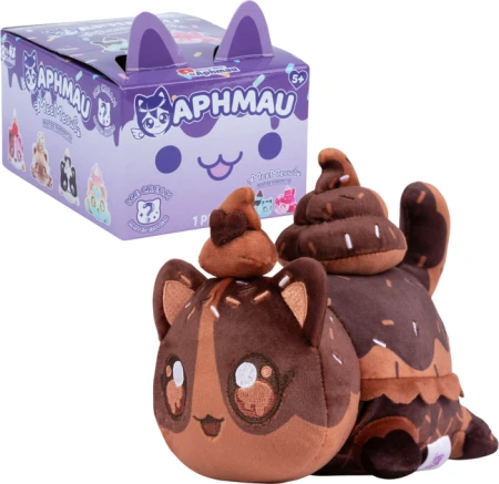 Игрушка-сюрприз Bonkers Aphmau MeeMeow Серия "Мороженое", плюшевая, 15 см UT-6027IC