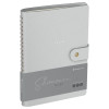 Записная книжка А5 96л. Greenwich Line "Shimmer. Silver" ЛАЙТ, кожзам, скрытый гребень, блок в линию RE-NA5_51422