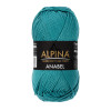 Пряжа ALPINA Anabel 100% мерсеризованный хлопок 1 х 50 г 120 ± 6 м №081 сине-серый ALP-ANA-081