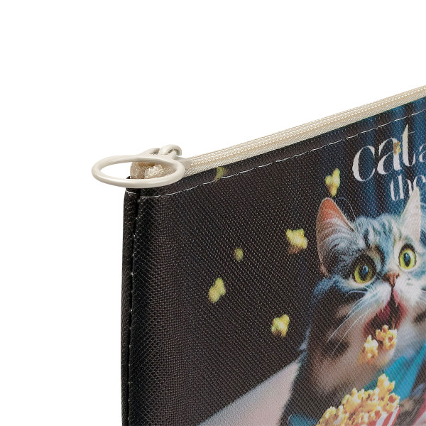 Пенал мягкий MESHU "Cat and the City" 200 x 100 мм, искусственная кожа RE-MS_65246