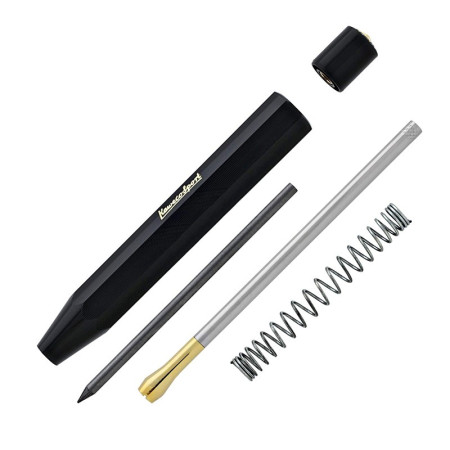 Карандаш цанговый KAWECO CLASSIC Sport Guilloche 3.2мм черный  KAW-10000066