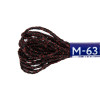 Нитки для вышивания GAMMA мулине NM металлик 6 м черный/красный MG-NM-63