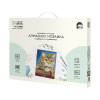 Алмазная мозаика ТРИ СОВЫ "Кошка" 40 x 50 см, холст на подрамнике RE-АМП4050_52969