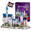 3D пазл CubicFun Серия "LED" Нойшванштайн, 128 деталей UT-L174h