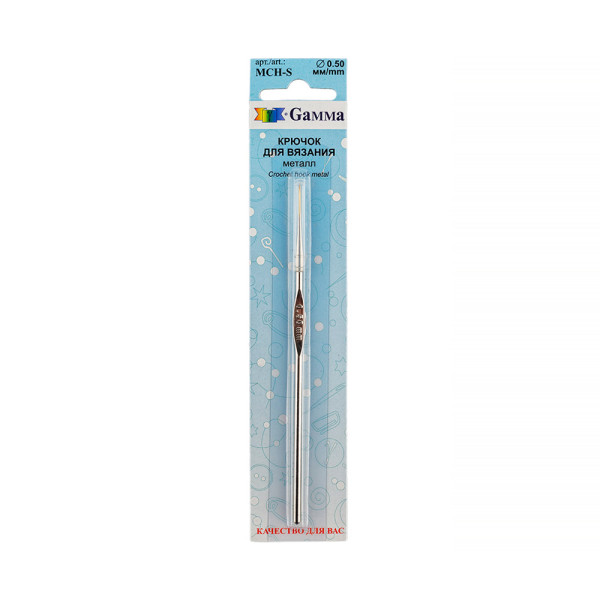 Крючок GAMMA сталь d 0.5 мм 12 см в блистере MCH-S-05