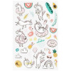 Наклейки ПВХ MESHU "Unicorn rest" 10 x 21 см RE-MS_42746