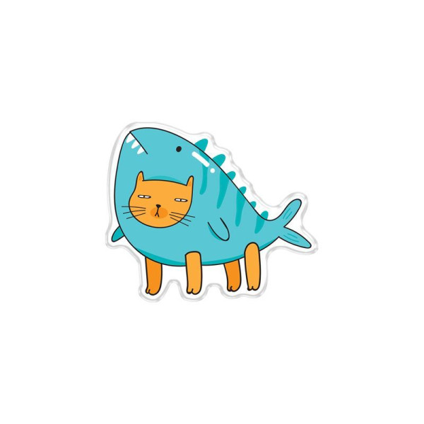 Значок акриловый MESHU "Juicy cats" 3.2 x 2.7 см, прямая УФ-печать RE-MS_47428