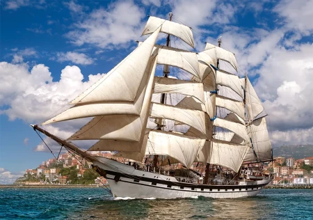 Пазл Castorland 500 TALL SHIP LEAVING HARBOUR B-52851