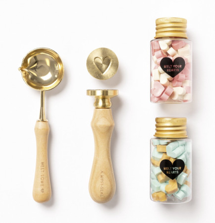 Набор для сургучной печати FOLIA PASTEL LOVE FL-31029
