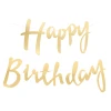 Гирлянда Happy Birthday (курсив), золото 500 см  SF-521176