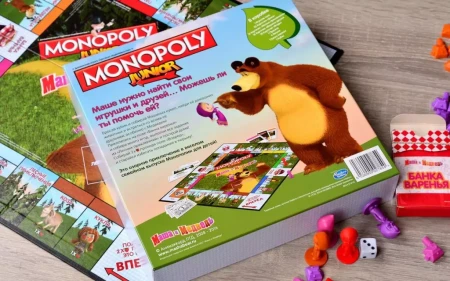 Настольная игра: Монополия Юниор "Маша и Медведь" MAG027854