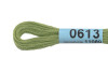 Нитки для вышивания GAMMA мулине (0207-0819) 8 м №0613 св-оливковый MG-0613
