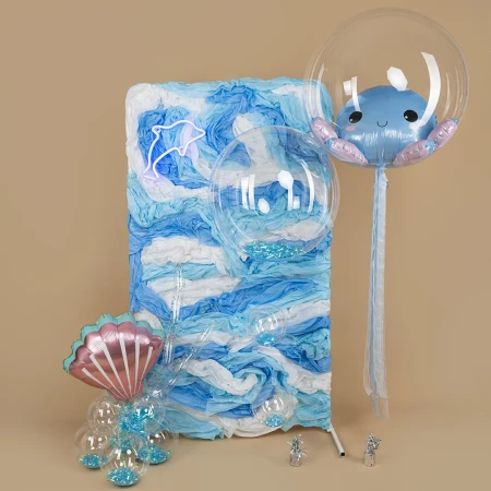 Шар сфера 24''/61 см FALALI Deco Bubble, прозрачный, 1 шт SF-550175