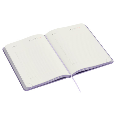 Ежедневник недатированный A5 136л. BG "Create. Purple" кожзам, твердый переплет, фиолетовый, цветной срез RE-DuA5_61248