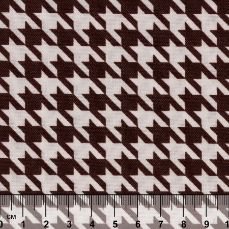 Ткань для пэчворка PEPPY БАБУШКИН СУНДУЧОК 50 x 55 см 140 ± 5 г/м2 100% хлопок БС-07 гусиная лапка коричневый