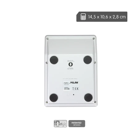 Калькулятор настольный MILAN Silver, 10-разрядный, синий ML-159906SL