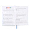 Блокнот для записей Стихия Bullet Journal 100 г/м2, 14 x 20 см, 80 л, жесткая обложка, серо-голубой NP-ST04055