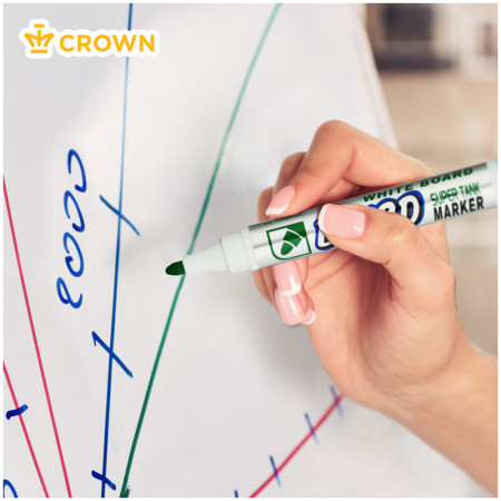 Маркер для белых досок Crown "Multi Board" 3 мм, пулевидный