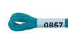 Нитки для вышивания GAMMA мулине (0820-3070) 8 м №0857 м.волна MG-0857
