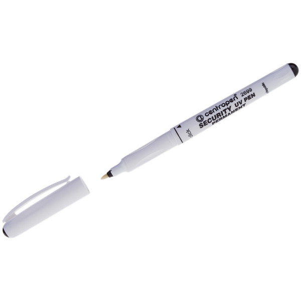 Маркер перманентный ультрафиолетовый Centropen "Security UV-Pen 2699" фонарик, блистер RE-6 2699 0201