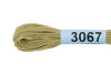 Нитки для вышивания GAMMA мулине (0820-3070) 8 м №3067 хаки- оливковый MG-3067