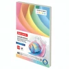 Бумага цветная BRAUBERG "Pastel mix" А4 80г/м2 100 л. (5 цв х 20 л) S-112460