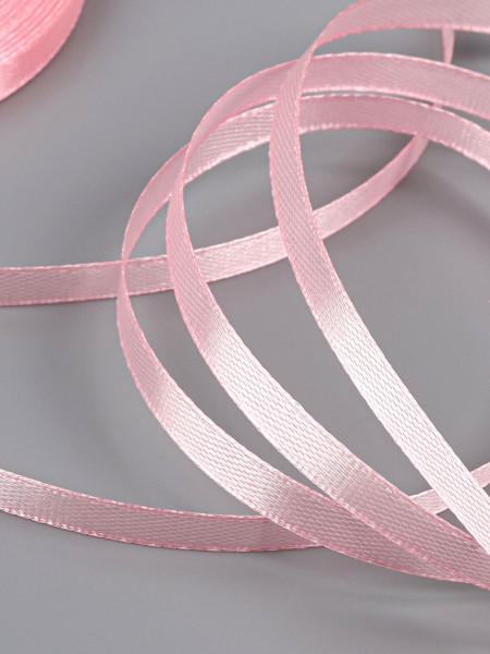 Лента атласная 6 мм x 23 ± 1 м, №04 розовый SIM-1218060