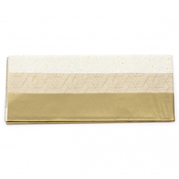 Бумага тишью FOLIA Design Mix 20 г/м2 50 x 75 см, 6 шт, в 3 дизайнах, золотой микс FL-90602