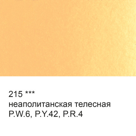 Краска акварель VISTA-ARTISTA Studio кювета 2.5 мл 1 шт 215 неаполитанская телесная VAW-215