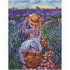 Алмазная мозаика ТРИ СОВЫ "Лавандовое лето" 30 x 40 см, холст на подрамнике RE-АМП3040_52950