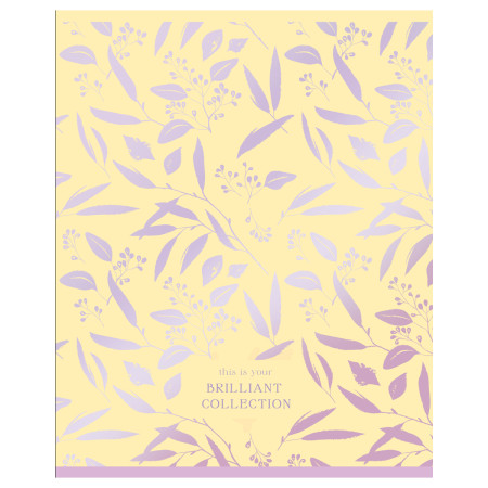 Тетрадь 48л. A5 клетка BG "Brilliant collection" тиснение фольгой RE-Т5ск48_тф_12734