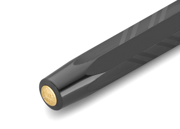 Ручка-роллер KAWECO CLASSIC Sport Guilloche 0.7мм черный корпус с орнаментом  KAW-10000807